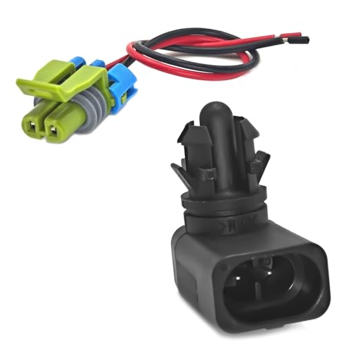25775833 Ambient Air Temperature Sensor with Connector Pigtail Harness – Direct Replacement for GMC Sierra 3500 HD, Chevy Silverado HD, Cadillac Escalade, Colorado & More