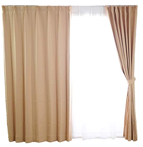 スミノエ(Suminoe) カーテン イエロー 100×135cm 遮光1級 プライム2 1枚入 V1815