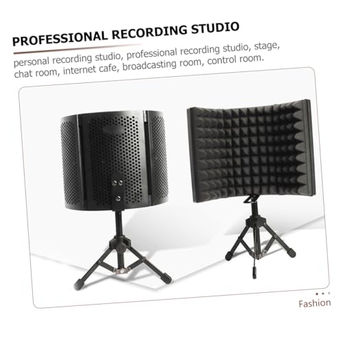 Bonnette anti-vent pour microphone avec mousse absorbante isolante studio - 7