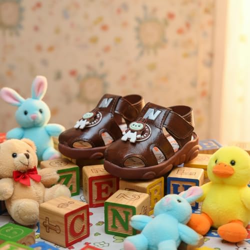 Image of Kids Chu-Chu Sound Musical First Walking Cozy Sandals for Baby Boys and Baby Girls Age 9-22 Months