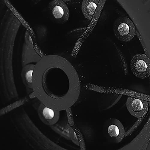 D12 Mini-Originalreifen, RC-Auto-Gummireifen, Kunststoffnaben, RC-Felgenzubehör für WPL D12mini-Upgrade-Teile