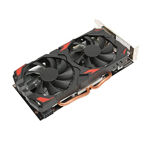 Yosoo Health Gear Placa de vídeo RX 580 8 GB GDDR5 256bit suporta 8K 2 ventiladores de refrigeração 16 PCI Express 3.0 Gaming Graph