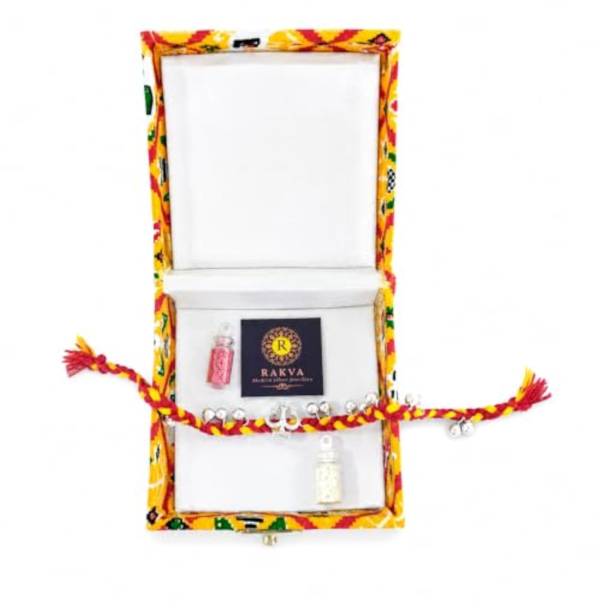 Trishul Rakhi for Brother in Pure 925 Sterling Silver
