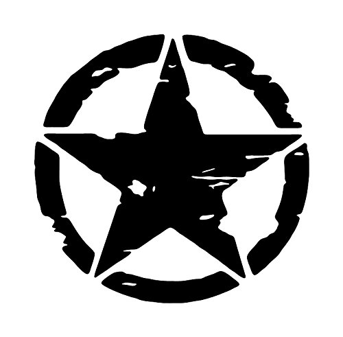 Distressed Military Star Vinyl Sticker/Decal Buy 2 Get 3rd Free