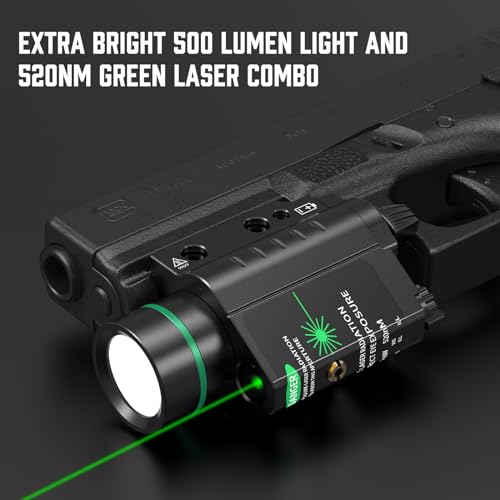 Feyachi FA690031003058 Lf-58 Green Laser Flashlight Light Combo 500 Lumen Led Flashlight Laser thumb #4