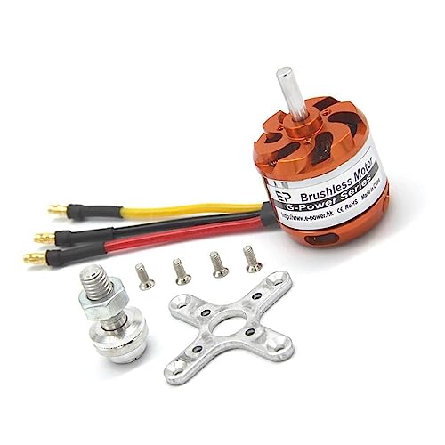 Moteur brushless D3536 optimisé 1450KV avec axe 5mm pour un couple maximal en avion RC