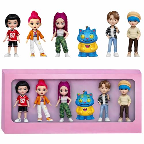 Metaparty Pop Figuren Desktop Dekoration Tisch Deko Set Pop Geschenkidee für Alltagsszenen Geburtstagsgeschenk Ostern Geschenk (C-3pcs)