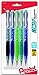 Pentel Icy Razzle-Dazzle Automatic Pencil, 0.7 mm, Assorted Barrels, 5 Pack (AL27RDBP5M)