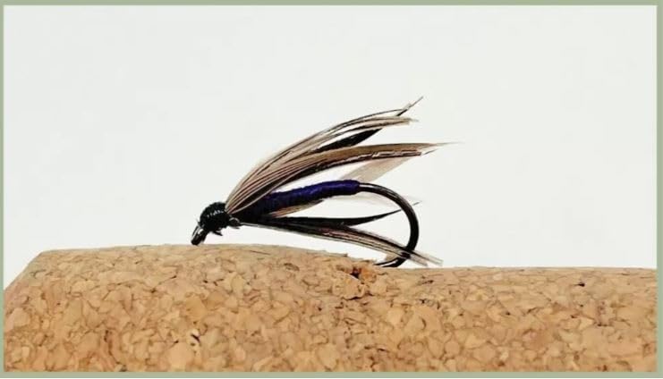 Snipe and Purple trout flies, wet flies, Barbless Choice of size and quantity, Northern counties flies (12, 10)