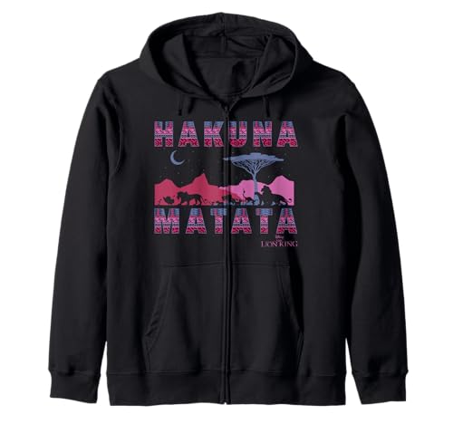 Sweat Lion King Hakuna Matata idéal pour vos soirées fraîches en montagne