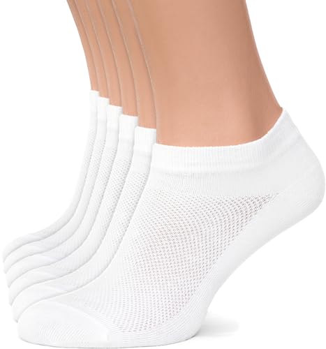 Image of Duna Ankle Socks for Womens - Ultra Thin Breathable Cotton Sport Socks - Athletic, Running, Low Cut, No Show (4 and 6 pairs)