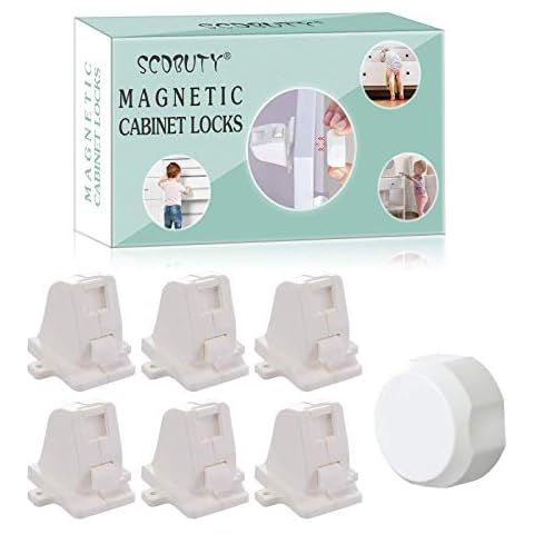 Eco-Baby Cabinet Locks - Baby Proofing Cabinet Locks, Child Locks for Cabinets Drawers Doors Kitchen - Easy Installation Cover