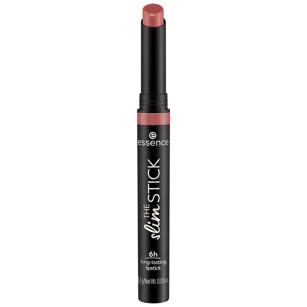 essence The Slim Stick, rossetto, n. 103, nude, a lunga durata, nutriente, risultato espresso, colori intensi, opachi, vegani, senza profumo, senza alcool, senza parabeni, confezione da 1,7 g