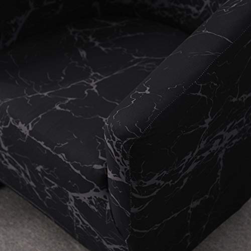 WOMACO Capa para cadeira de clube com elástico estampado, para poltrona para banheira/poltrona redon