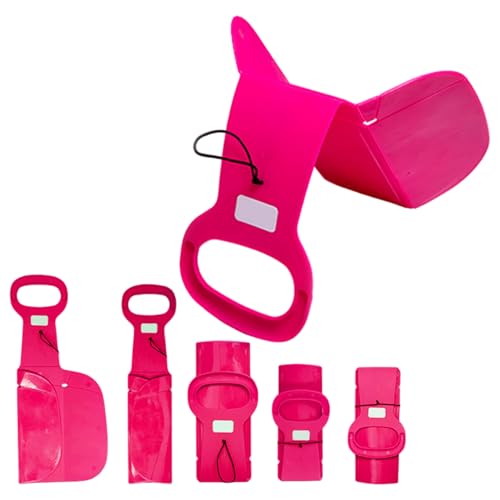 Trottinette à neige pour enfants luge pliable avec guidon jouet glisse hiver outdoor