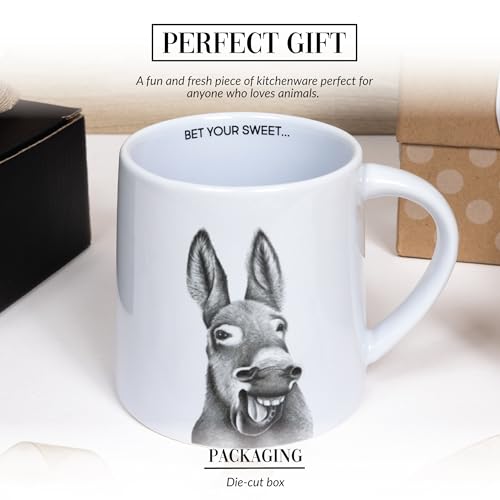 Mug de piedra 17 oz con diseño de burro miniatura 3