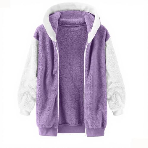 Girls Fuzzy Fleece Jacket Fuzzy Sherpa Hoodie Coats Zip Up Casual Outerwear Long Sleeve Cardigan Warm Winter Clothes3