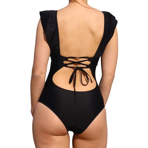 Damen Badeanzug Mylily mit Rüschen für die Periode