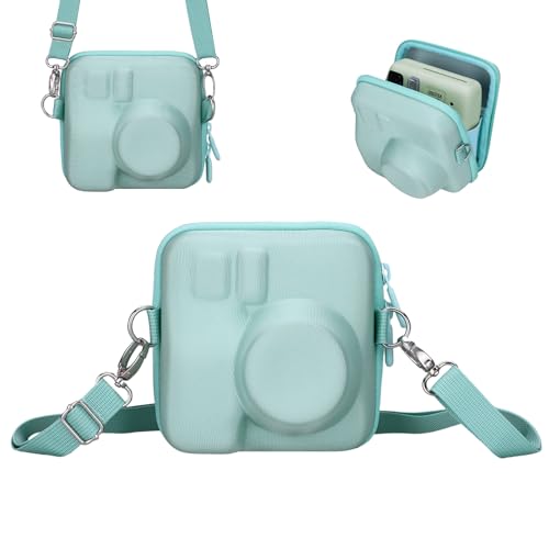 Maleta rígida para cámara Fujifilm Instax Mini 13 verde menta miniatura 1