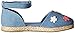 Carter's Girl's Brea Girl's Espadrille Shoe, Blue, 5 M US Toddler