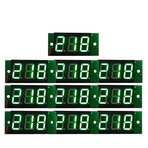 DC電流計 DC 500A 電流計 LED デジタルアンペアメーター 供給電圧DC 4.5-30V グリーンディスプレイ 0.36インチ LED 10個