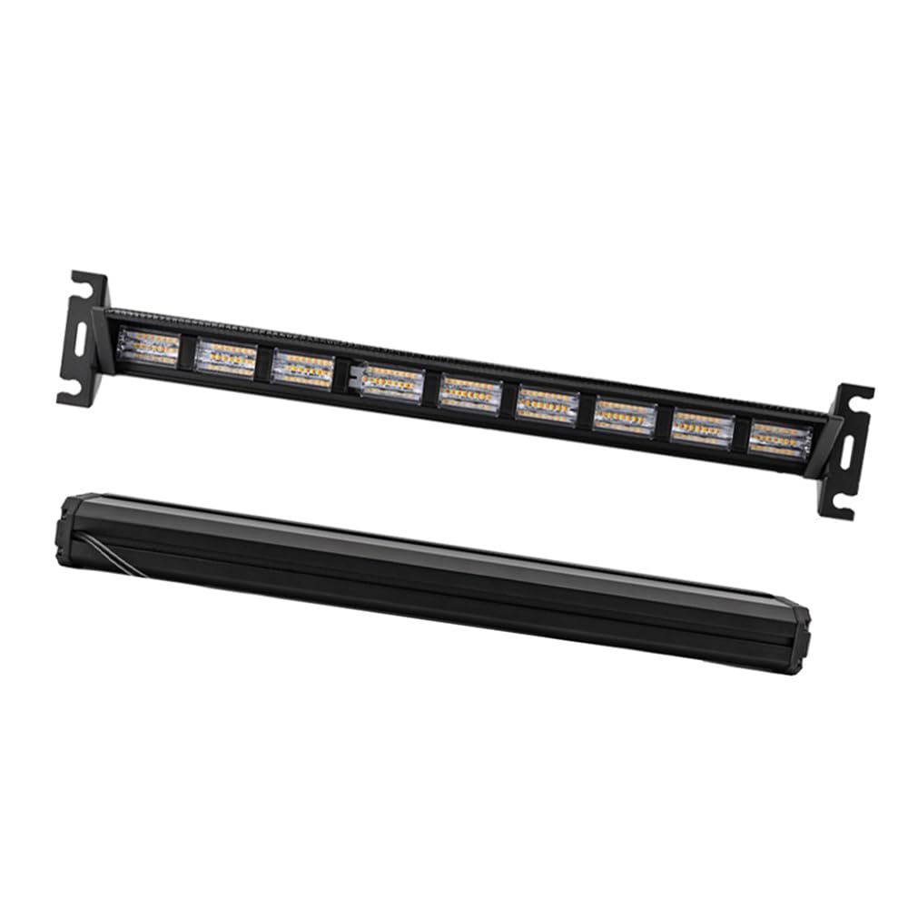 Riloer Luces estroboscópicas para coche, 162 LED de advertencia de peligro, luces intermitentes de emergencia, luz estroboscópica intermitente, luz de emergencia para coche, luz de advertencia de