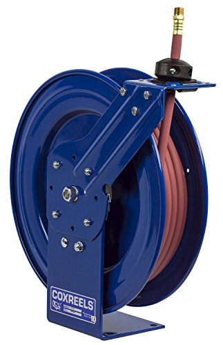 Coxreels P-LP-150 Low Pressure Retractable Air/Water Hose Reel: 1/4