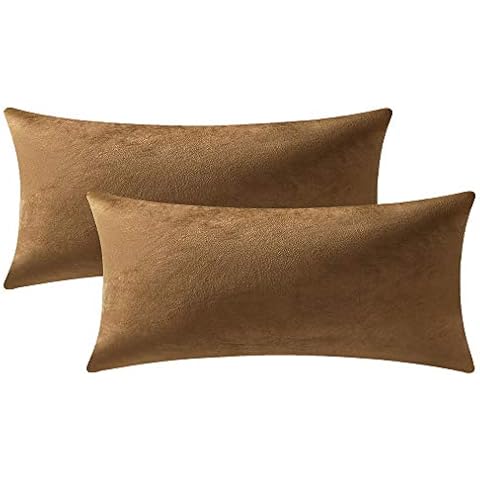 DEZENE Fundas de Cojín de Café de 40x80 cm Cover