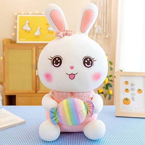 Image of Storescent Soft Toys for Kids - Stuffed Animal Plush Soft Toy for Boys & Girls | Plushie Toy Pink Rabbit 30cm