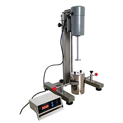 TECHTONGDA High-Speed Dispersion Mixer Machine Disperser Homogenizer Emulsifier for Lab with Digital Display FS-400D/1100D (FS-400D)