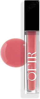 OFIR Surreal Shine Plumping Lip Gloss for Women | Clear, Non-Sticky, Hydrating Lip Gloss with Menthol & Vitamin E | High Shine, Vegan, Cruelty-Free | Muse - Warm Nude | 0.15 FL OZ
