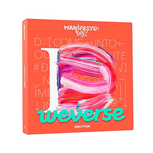[ Weverse ] ENHYPEN - MANIFESTO : DAY 1 ENGENE version album incl. Enhypen photocard set, decorative sticker (D Ver.)