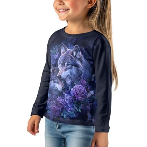 Image of Uourmeti Teens Girls Long Sleeve T Shirts Fall Outfits Boys Active Sportswear Running Tops