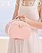 Vlando Princess Style Jewelry Box for Girls Jewelry Box Girls 12-14 3-Layer Kids Jewelry Box with Mirror Little Girls Jewelry Box 8-12 Birthday Gift for Teens Girls (Pink)