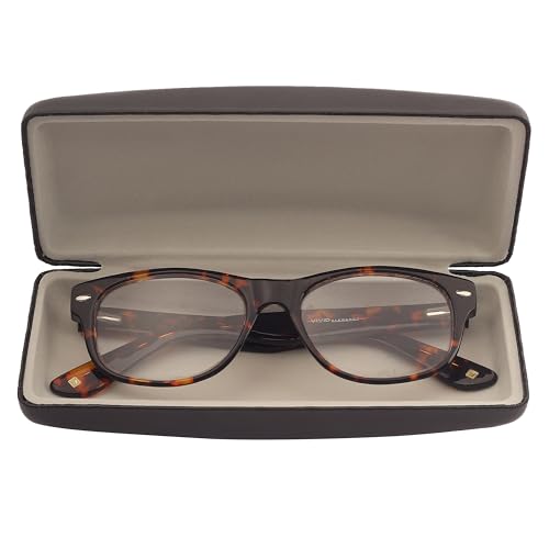 Image of VIVID Vision Unisex Adult Eyewear Specs Case Cover | Screw Driver | Free Cloth | Protect Eye Glasses | Chashma Dibbi | Spectacle Box | HINGE-SPRING | Metal | 3 IN 1