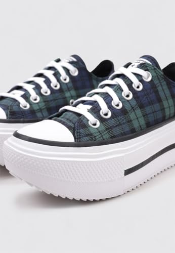 Chuck Taylor All Star Lift Double Stack Platform Plaid - vue 8