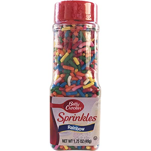 Betty Crocker Sprinkles, Rainbow Jimmies (10.5 oz) - Instacart