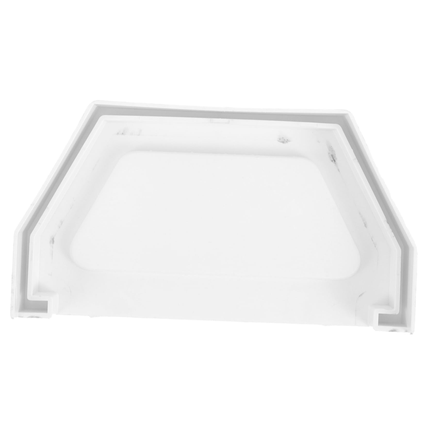 WOONEKY 5pcs Pvc Rain Gutter End Rain Gutter Accessories Gutter Accessories Downspout White Rain Gutter Downspout End Cap