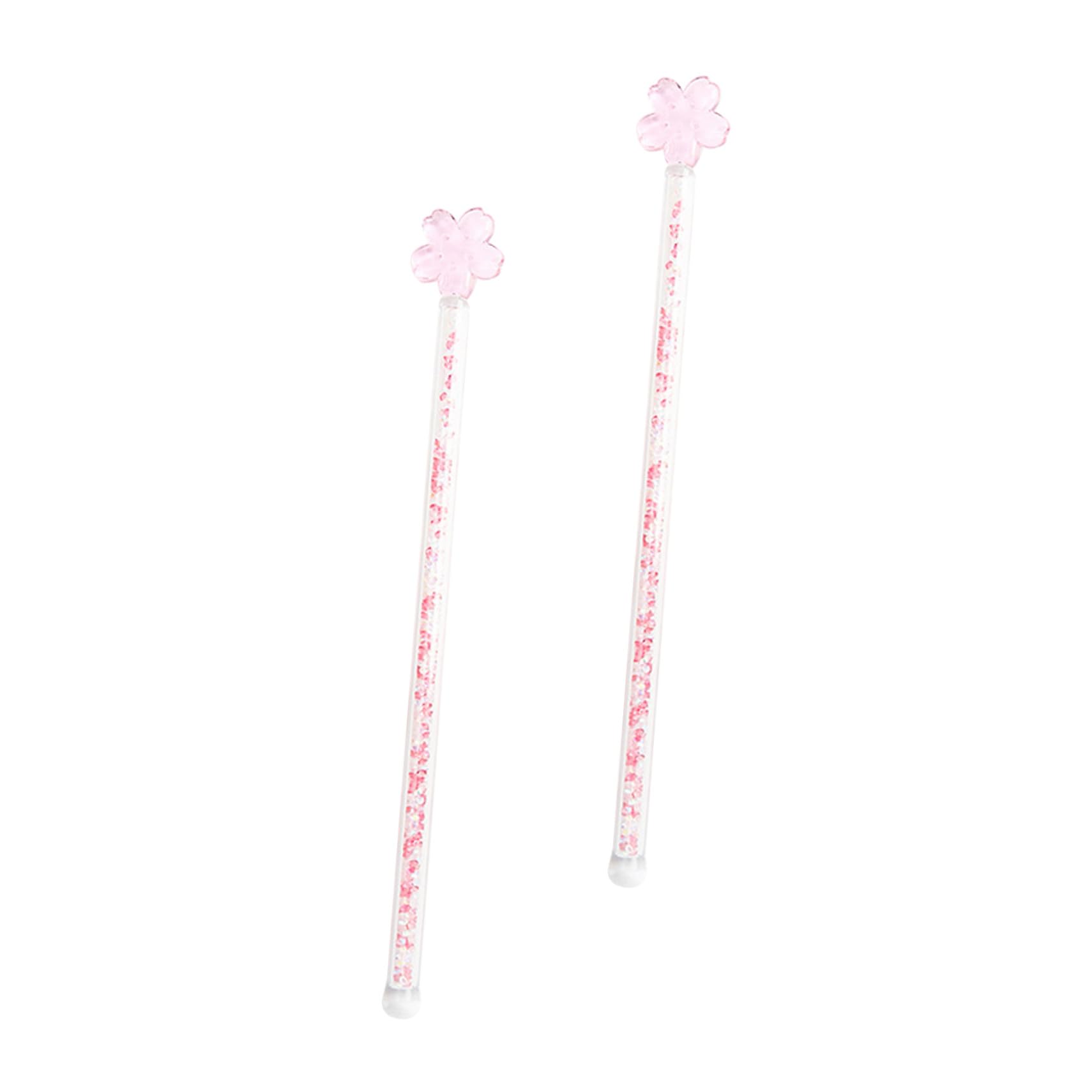 Agitadores de vidrio flor de cerezo y estrella para regalar en fiestas y eventos del hogar