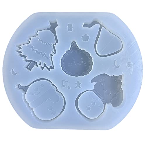 Moldes de fundición de resina, molde de resina para arte, molde de cristal de silicona hueco epoxi colgante, bonito llavero de joyería, kit de joyería de silicona