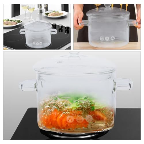 Casserole en verre 16 cm compatible induction pour éviter les débordements