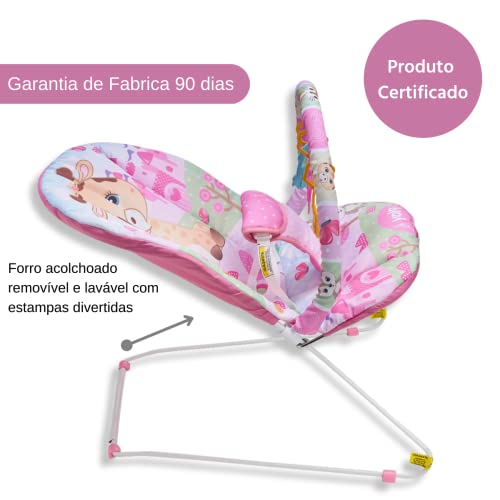 Cadeira de Descanso Vibratória e Musical Protek Girafa Gigi