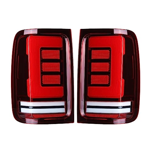 Feux arrière de voiture VW Amarok fissure résolue avec frein rouge