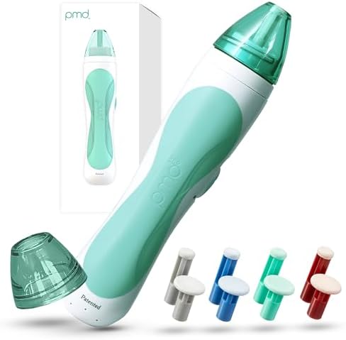 PMD Beauty Personal Microderm Pro - At-Home Use, Facial Exfoliator Tool, Microdermabrasion Machine Kit for Face and Body Skincare