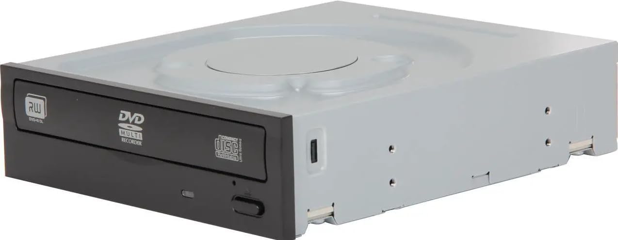 LITE-ON iHAS324-99 24X SATA Internal DVD/CD Burner, 12X DVD+R DL, 8X DVD+RW, 6X DVD-RW, 48X CD-R, Black Optical Drive