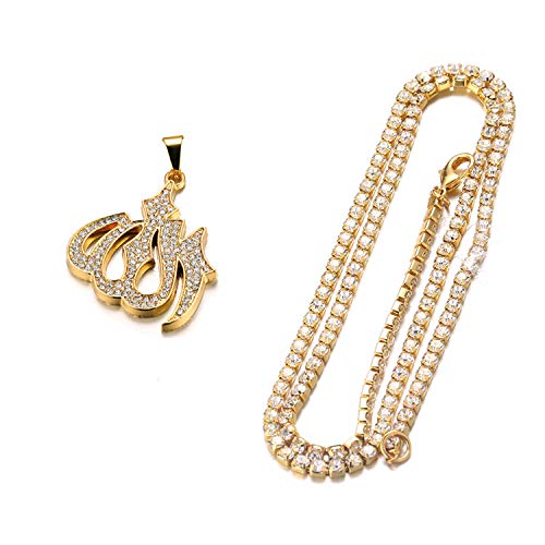 HALUKAKAH ● Allah ● Uomo Maschile 18K 18 Carati