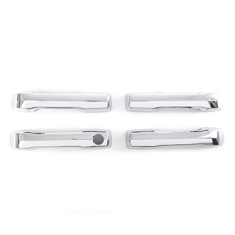 Krgsa A/Silver Krgs Exterior Cr Door Hndle For Toyot Tundr 2022-2023,Exterior Door Hndle Cover Front Left Right Rer Chrome Bs,-/Style 1