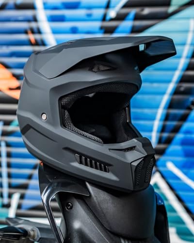 Ilm ILUS-FA-ILM-MT601Y-MB-YL Youth Dirt Bike Helmets Kids Atv Helmet Motorcross Bmx Off Road Motorbike thumb #6