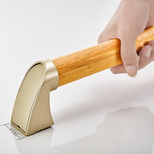 Barra de agarre para seguridad en el baño, mango de ducha de madera para personas mayores, riel de apoyo antideslizante para ancianos y discapacitados, barra de equilibrio de 50 cm para uso asistido