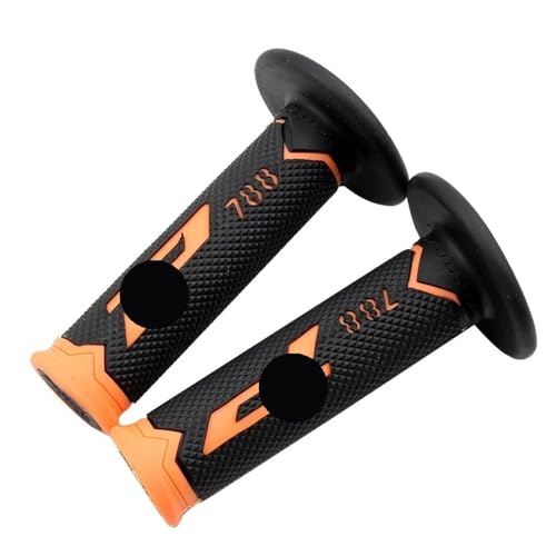 Poignées de guidon caoutchouc antidérapantes moto et vélo universelles 22mm